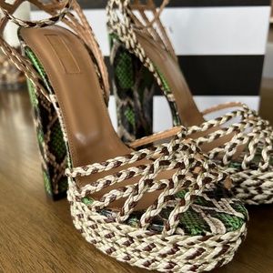 Authentic Brand New Aquazzura Cozumel Sandals